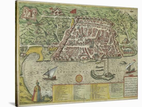 Algeria, View of Algiers During Suleiman the Magnificent's Rule in the Mediterranean-null-Stretched Canvas