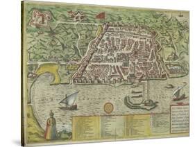 Algeria, View of Algiers During Suleiman the Magnificent's Rule in the Mediterranean-null-Stretched Canvas