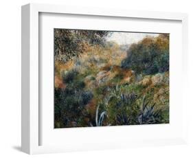 Algerian Landscape: the Ravine De La Femme Savage-Pierre-Auguste Renoir-Framed Art Print