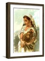 Algerian Maiden, 1885, Algeria-null-Framed Giclee Print