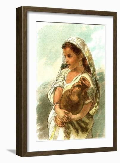 Algerian Maiden, 1885, Algeria-null-Framed Giclee Print