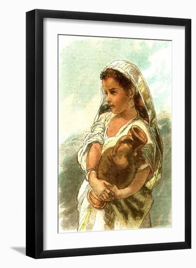 Algerian Maiden, 1885, Algeria-null-Framed Giclee Print