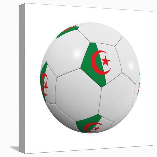 Algerian Soccer Ball-badboo-Stretched Canvas