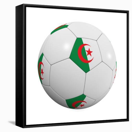 Algerian Soccer Ball-badboo-Framed Stretched Canvas