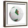 Algerian Soccer Ball-badboo-Framed Premium Giclee Print
