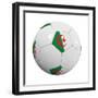 Algerian Soccer Ball-badboo-Framed Premium Giclee Print