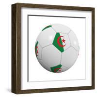 Algerian Soccer Ball-badboo-Framed Art Print