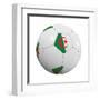 Algerian Soccer Ball-badboo-Framed Art Print