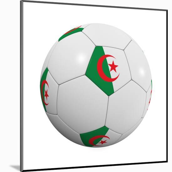 Algerian Soccer Ball-badboo-Mounted Art Print