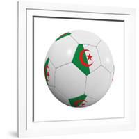 Algerian Soccer Ball-badboo-Framed Art Print