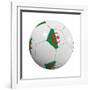 Algerian Soccer Ball-badboo-Framed Art Print