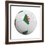 Algerian Soccer Ball-badboo-Framed Art Print