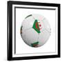 Algerian Soccer Ball-badboo-Framed Art Print