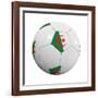 Algerian Soccer Ball-badboo-Framed Art Print