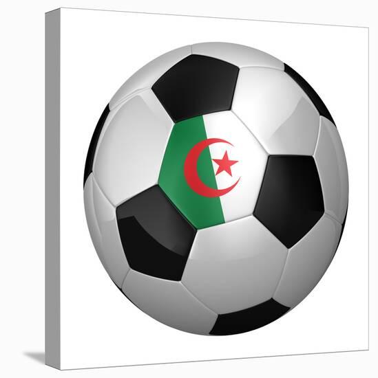 Algerian Soccer Ball-badboo-Stretched Canvas