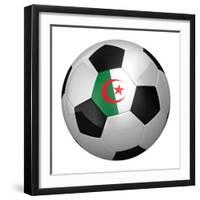 Algerian Soccer Ball-badboo-Framed Premium Giclee Print