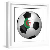 Algerian Soccer Ball-badboo-Framed Art Print