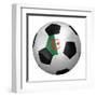 Algerian Soccer Ball-badboo-Framed Art Print