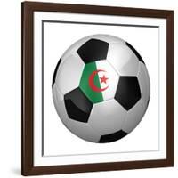 Algerian Soccer Ball-badboo-Framed Art Print