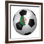 Algerian Soccer Ball-badboo-Framed Art Print