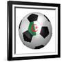 Algerian Soccer Ball-badboo-Framed Art Print