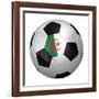 Algerian Soccer Ball-badboo-Framed Art Print