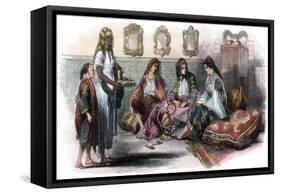 Algerian Women, 1857-null-Framed Stretched Canvas