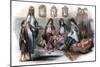 Algerian Women, 1857-null-Mounted Giclee Print