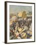 Algerians Attack French-null-Framed Art Print