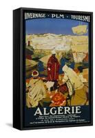 Algerie Poster-Leon Cauvy-Framed Stretched Canvas