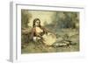 Algerienne-Jean-Baptiste-Camille Corot-Framed Art Print