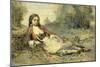 Algerienne-Jean-Baptiste-Camille Corot-Mounted Art Print