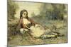 Algerienne-Jean-Baptiste-Camille Corot-Mounted Art Print