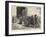 Algerine Beggars at the Door of a Mosque-Charles Auguste Loye-Framed Giclee Print