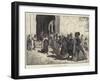 Algerine Beggars at the Door of a Mosque-Charles Auguste Loye-Framed Giclee Print