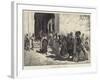 Algerine Beggars at the Door of a Mosque-Charles Auguste Loye-Framed Giclee Print