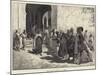 Algerine Beggars at the Door of a Mosque-Charles Auguste Loye-Mounted Giclee Print