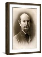 Algernon Charles Swinburne, Victorian Era English Poet, 1909-Elliott & Fry-Framed Giclee Print