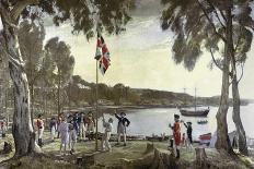 The Founding of Australia by Capt. Arthur Phillip, 26th January 1788-Algernon Mayow Talmage-Giclee Print