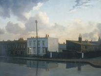 The Surrey Canal, Camberwell-Algernon Newton-Stretched Canvas