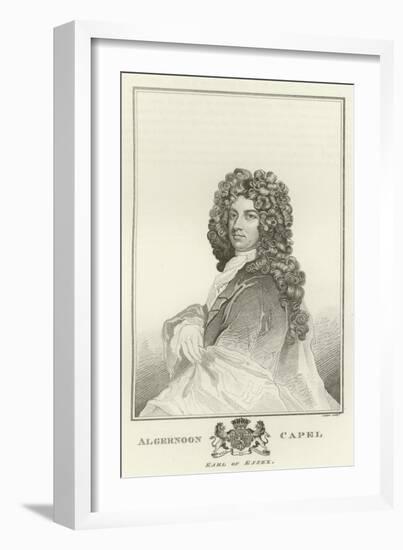 Algernoon Capel, Earl of Essex-Godfrey Kneller-Framed Giclee Print