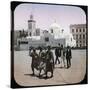 Algiers (Algeria), the Mosque Djemaa Djedid and the Statue of Duke of Orlêans, Algiers (Algeria)-Leon, Levy et Fils-Stretched Canvas