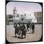 Algiers (Algeria), the Mosque Djemaa Djedid and the Statue of Duke of Orlêans, Algiers (Algeria)-Leon, Levy et Fils-Mounted Photographic Print