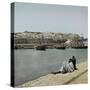 Algiers (Algeria), the Port and the City-Leon, Levy et Fils-Stretched Canvas