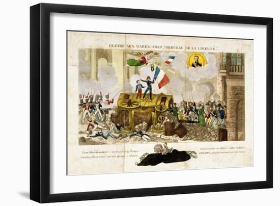 Algiers and Louis Philippe, French Revolution of 1830-null-Framed Giclee Print