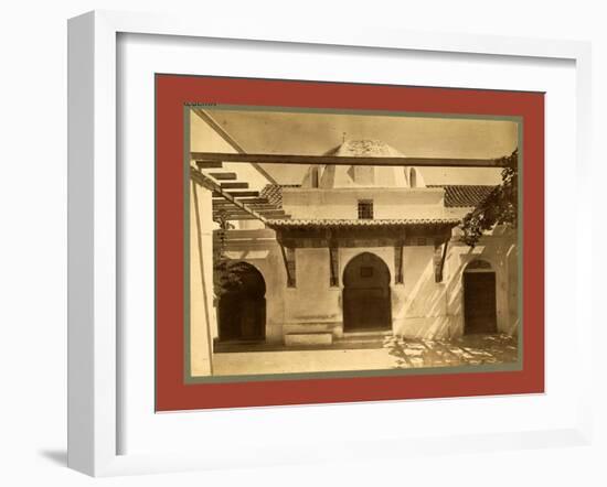 Algiers, Arab Court-Etienne & Louis Antonin Neurdein-Framed Giclee Print