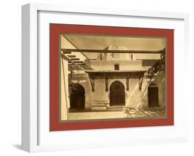 Algiers, Arab Court-Etienne & Louis Antonin Neurdein-Framed Giclee Print