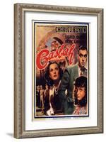 Algiers, Belgian Movie Poster, 1938-null-Framed Art Print