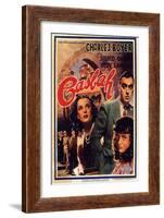 Algiers, Belgian Movie Poster, 1938-null-Framed Art Print