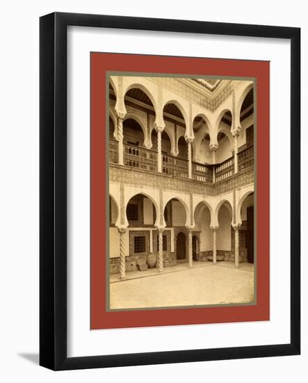 Algiers Court-Etienne & Louis Antonin Neurdein-Framed Giclee Print